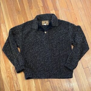 FIELD & STREAM Herringbone Collared Pullover Preppy Cottagecore Men’s  Sweater